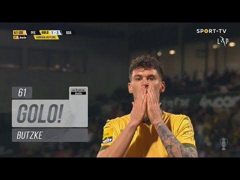Goal | Golo Butzke: Paços de Ferreira (1)-3 Boavista (Liga 22/23 #22)