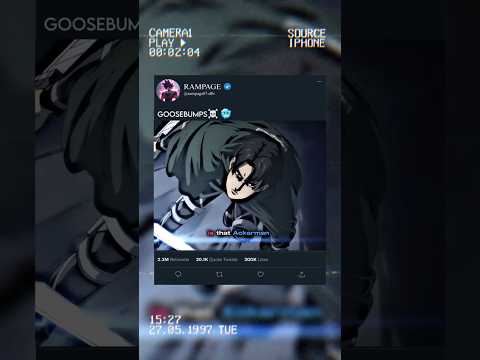 Is that Ackerman?.. #anime #shorts #foryou #aot#levi