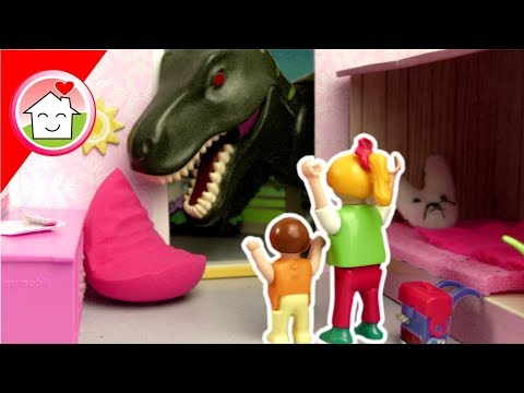 Playmobil Film deutsch - Die Dinosaurier sind los! - Video für Kinder von Familie Hauser