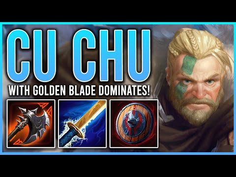 CU CHULAINN WITH GOLDEN BLADE DOMINATES! - Grandmasters Ranked Conquest Season 9 #smite