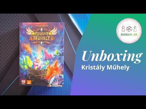 Kristály Műhely - Dobozbontás - boardgame_hun