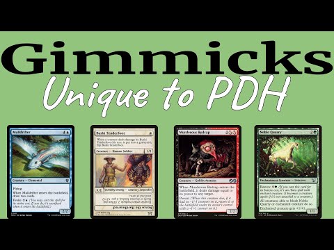 4 Commander Gimmicks That Only Exist in PDH