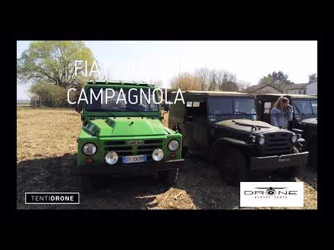 Bombardone veicoli militari parcheggiati