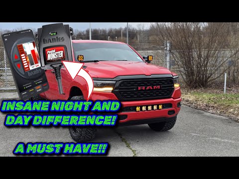You NEED this!! Banks Pedal Monster Full install & overview!! | 23 Ram 1500 5.7L