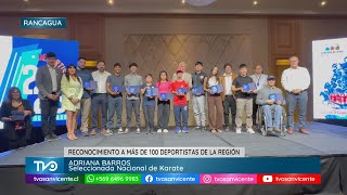 Gobierno Regional entrega reconocimientos a más de 100 deportistas destacados de O’Higgins