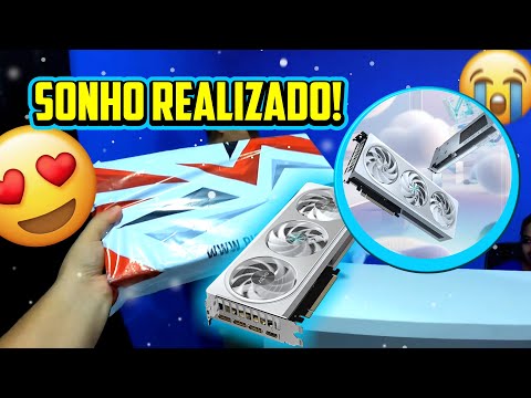 COMPREI UMA RTX5060 AERO - A PEÇA MAIS CARA DO MEU PC