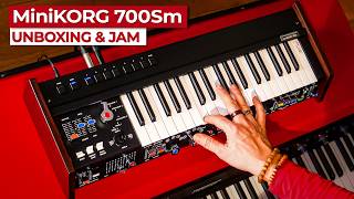 Video thumbnail for MiniKORG 700Sm Unboxing & First Jam by Doctor Mix