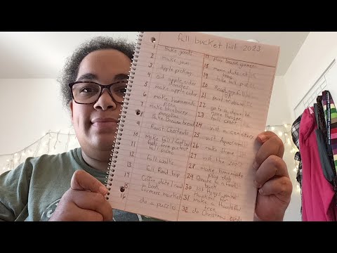 Fall Bucket List 2023