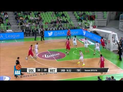 Union Olimpija - Metalac Valjevo 76:62 (12. krog, ABA Liga 2015/2016)