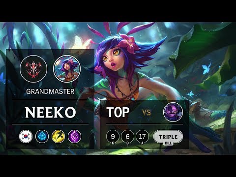 Neeko Top vs Kennen - KR Grandmaster Patch 9.13