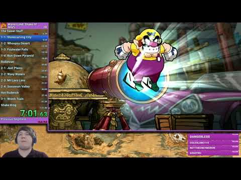 Wario Land Shake It Any% Speedrun in 1h 30m 47s