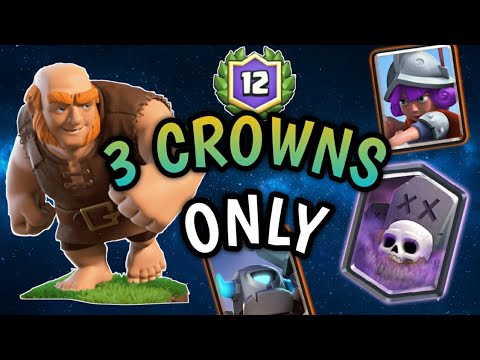 12 WIN CLASSIC CHALLENGE with GIANT GRAVEYARD DECK! - CLASH ROYALE