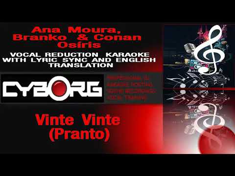 FUA - Ana Moura, Branko & Conan Osíris - Vinte Vinte Pranto KARAOKE VR WITH ENGLISH TRANSLATION