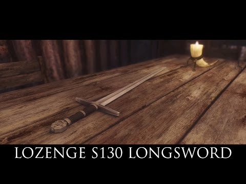 TES V - Skyrim Mods: Lozenge S130 Longsword