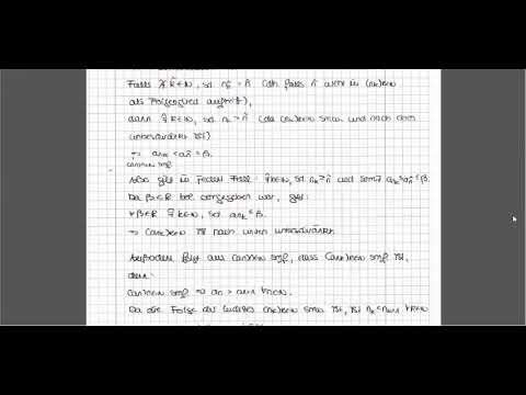 Bemerkung 1 für Übungsblatt 5, Aufgabe 1