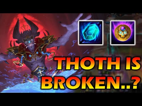 THOTH BUILD TO NEVER DIE! - Smite SEASON 8 Conquest