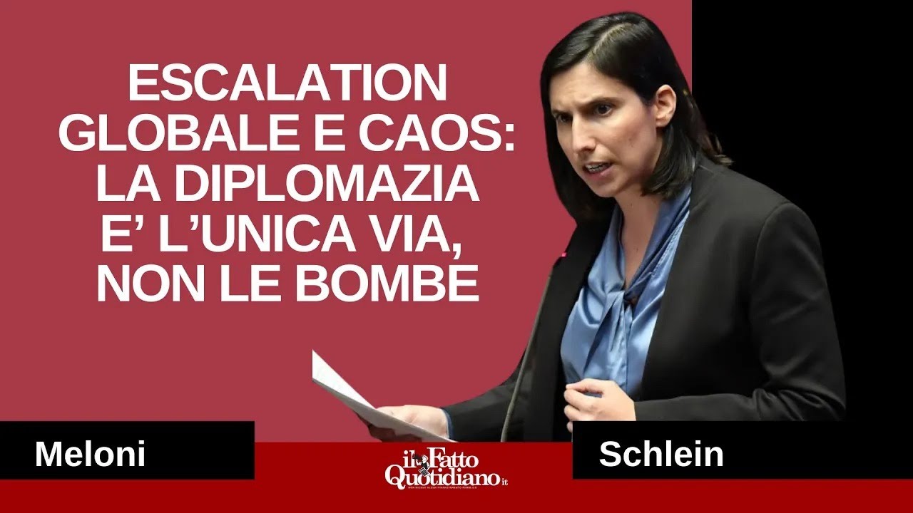 Schlein a Meloni: "Dica chiaramente che l'Italia non consentirà l'uso delle basi militari Usa"