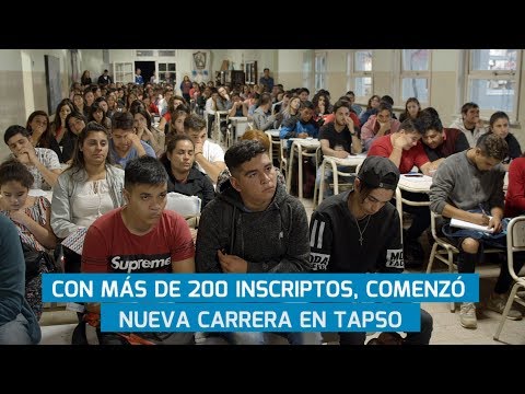 CON MÁS DE 200 INSCRIPTOS COMENZÓ NUEVA CARRERA EN TAPSO