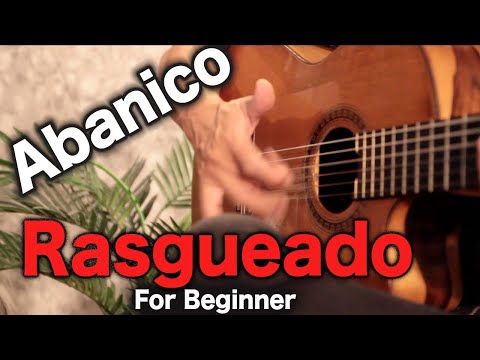How to play Rasgueado Abanico! Important 3 tips! Flamenco Guitar Lesson
