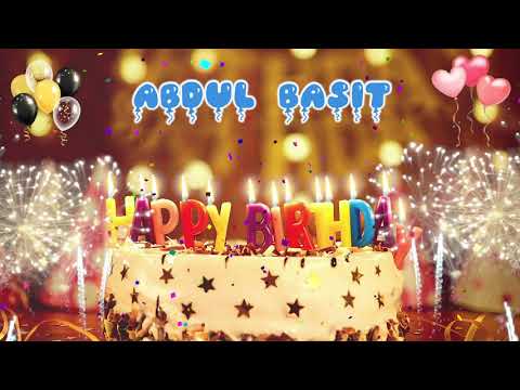 ABDUL BASIT Birthday Song – Happy Birthday Abdul Basit