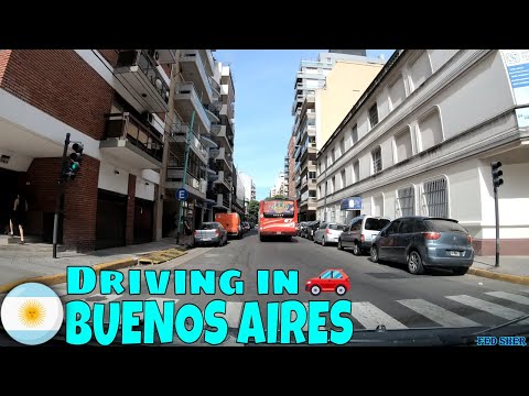 Driving in Buenos Aires | from Belgrano to Villa Martelli
