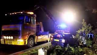 preview picture of video 'Eenzijdig verkeersongeval N381 Appelscha'