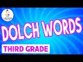 DOLCH WORDS For Kids Third Grade Dolch Sight Words Learn Sight Words And Dance