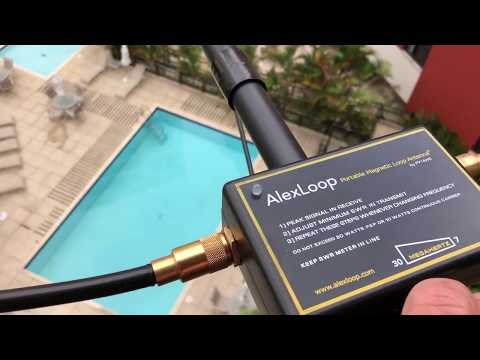 AlexLoop Premier Antenna with AlexTune and Mono Block connectors
