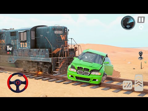 BEAMNG DRIVE CAR VS TANK CRASH SIM