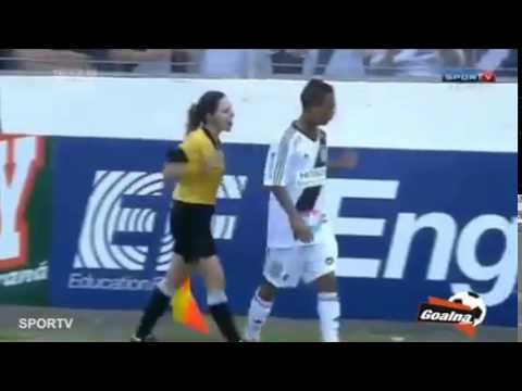 Brazilian lineswoman was abused by footballer Biro Biro for a decision