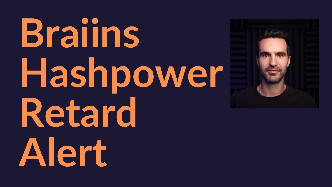Braiins Hashpower Retard Alert