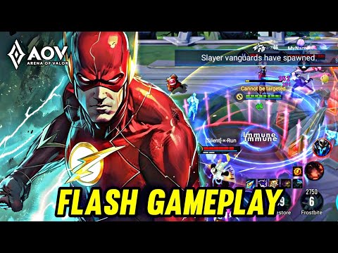 AOV : FLASH GAMEPLAY | IN JUNGLE - ARENA OF VALOR LIENQUANMOBILE ROV