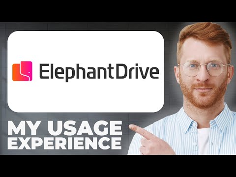 ElephantDrive Cloud Storage Review - Usage Experience