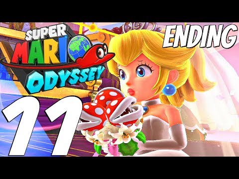 Super Mario Odyssey - Gameplay Walkthrough Part 11 - Final Boss & Ending (Full Game) 100%