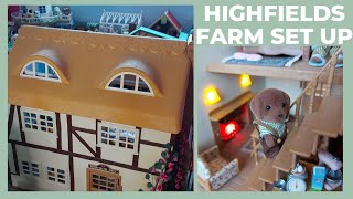 My Dream House! Sylvanian Families Highfields Farm Set Up (Calico Critters)