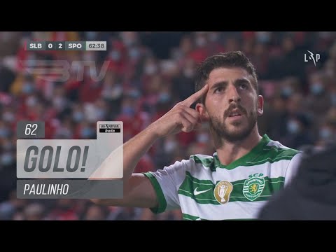 Goal | Golo Paulinho: Benfica 0-(2) Sporting (Liga 21/22 #13)