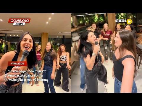 ‘Eu vou pegar todo mundo’: Ana Castela canta com a ‘Muleirada’ e web vê indireta.