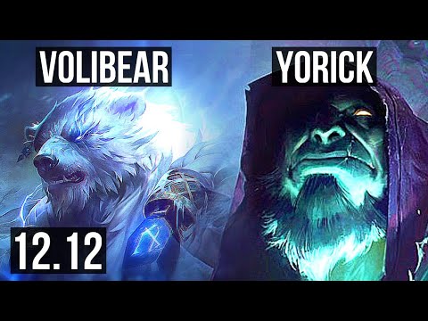 VOLI vs YORICK (TOP) | 6 solo kills, 10/2/1, Rank 11 Voli | TR Master | 12.12