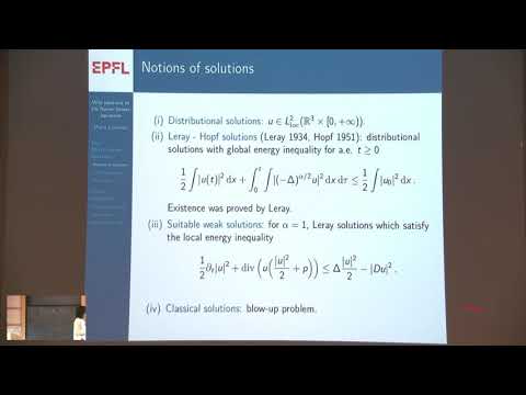 Weak solutions of the Navier-Stokes equations may be smooth for a.e. time -  Maria Colombo