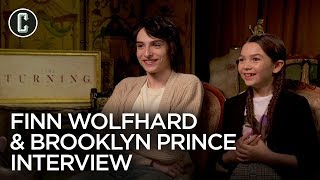 Finn Wolfhard & Brooklynn Prince on The Turning and Stranger Things 4 video