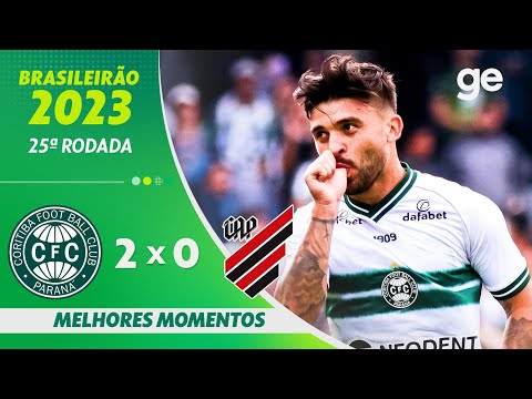 Gols e lances de Coritiba x Athletico Paranaense