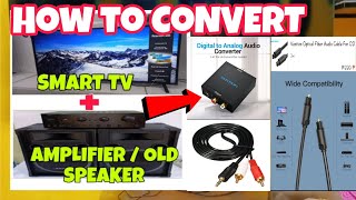 Download lagu HOW TO CONVERT SMART TV TO AMPLIFIER WITH OLD SPEAKER USING DIGITAL ANALOG AUDIO CONVERTER #vention mp3 Download lagu HOW TO CONVERT SMART TV TO AMPLIFIER WITH OLD SPEAKER USING DIGITAL ANALOG AUDIO CONVERTER #vention mp3