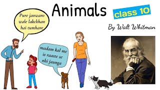 animals class 10 / animals class 10 english poem in hindi animation