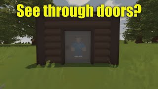 You Can See Through Doors In Unturned