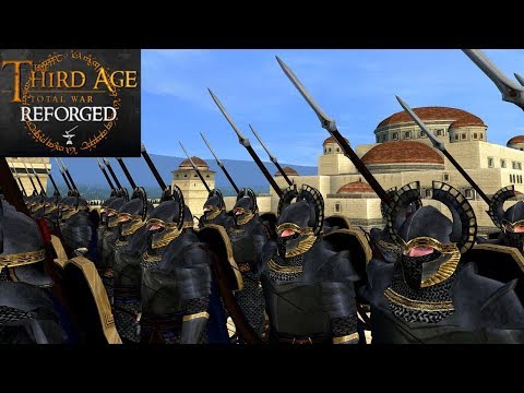 THE GONDORIAN ARMY MARCHES ON DALE (Siege Battle) - Third Age: Total War (Reforged)