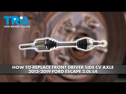 How to Replace Front Driver Side CV Axle 2013-2019 Ford Escape 2.0L L4
