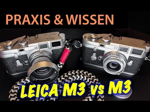 📷 Analogue Photography: LEICA M3 vs. M3 - Differences between the Model Variants