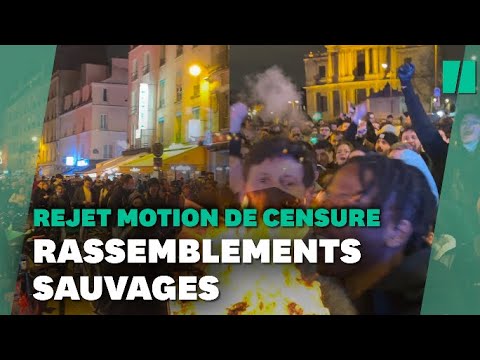 Réforme des retraites : une contestation tendue à Paris après le rejet de la motion de censure