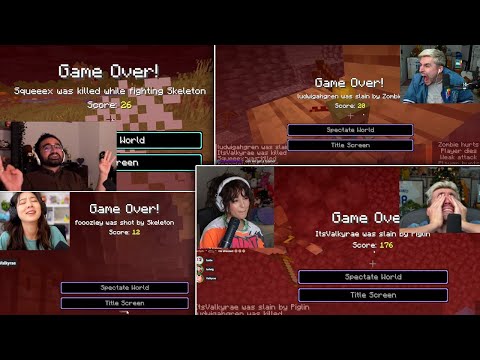 F SLR had the craziest death in minecraft...(multi-cam edit)