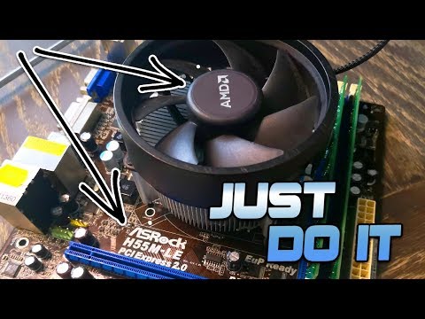 How to Mount an AMD Wraith Spire to An Intel H55 Motherboard
